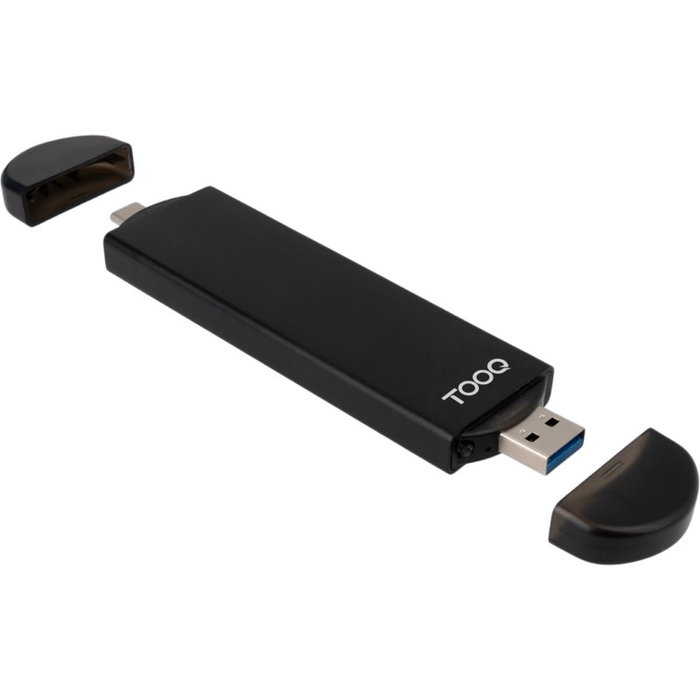 Tooq TQE-2240B Caja Externa para SSD M.2 NVMe/NGFF USB-C y USB-A